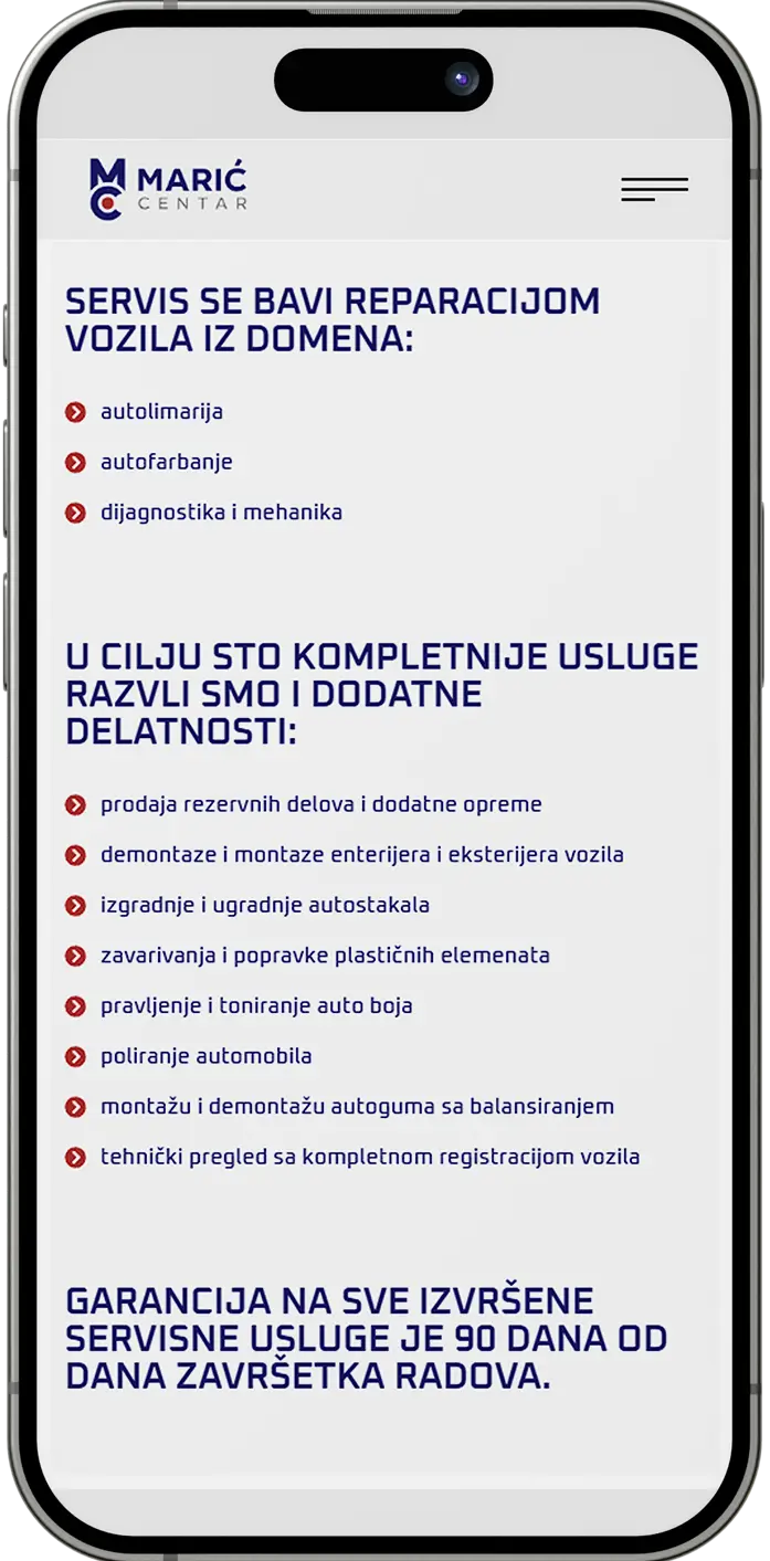 Maric centar mob